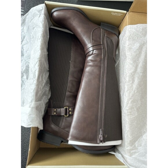 LifeStride Women's Dark Chocolate Brown X-Anita Knee High Boots Shoe Size 6M - Picture 6 of 11